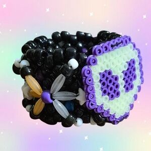 Alien Perler Kandi Cuff